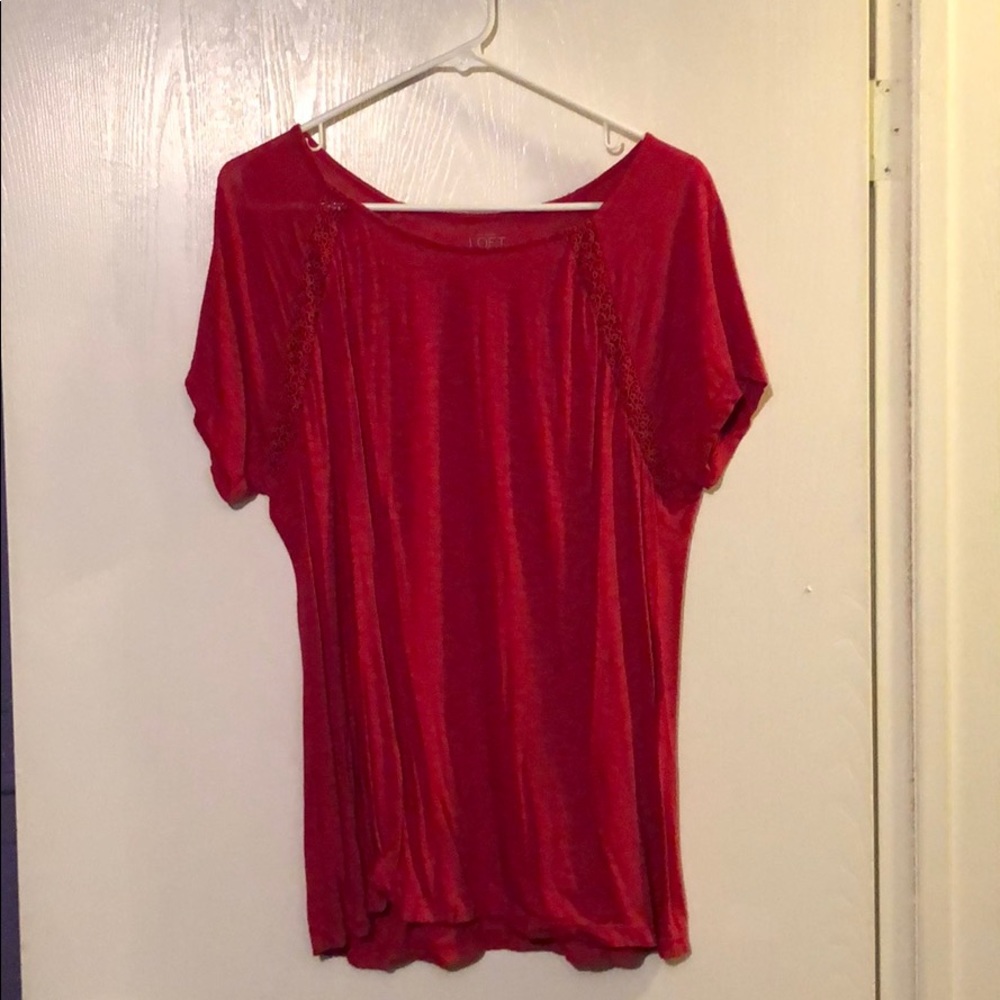 Dark pink top